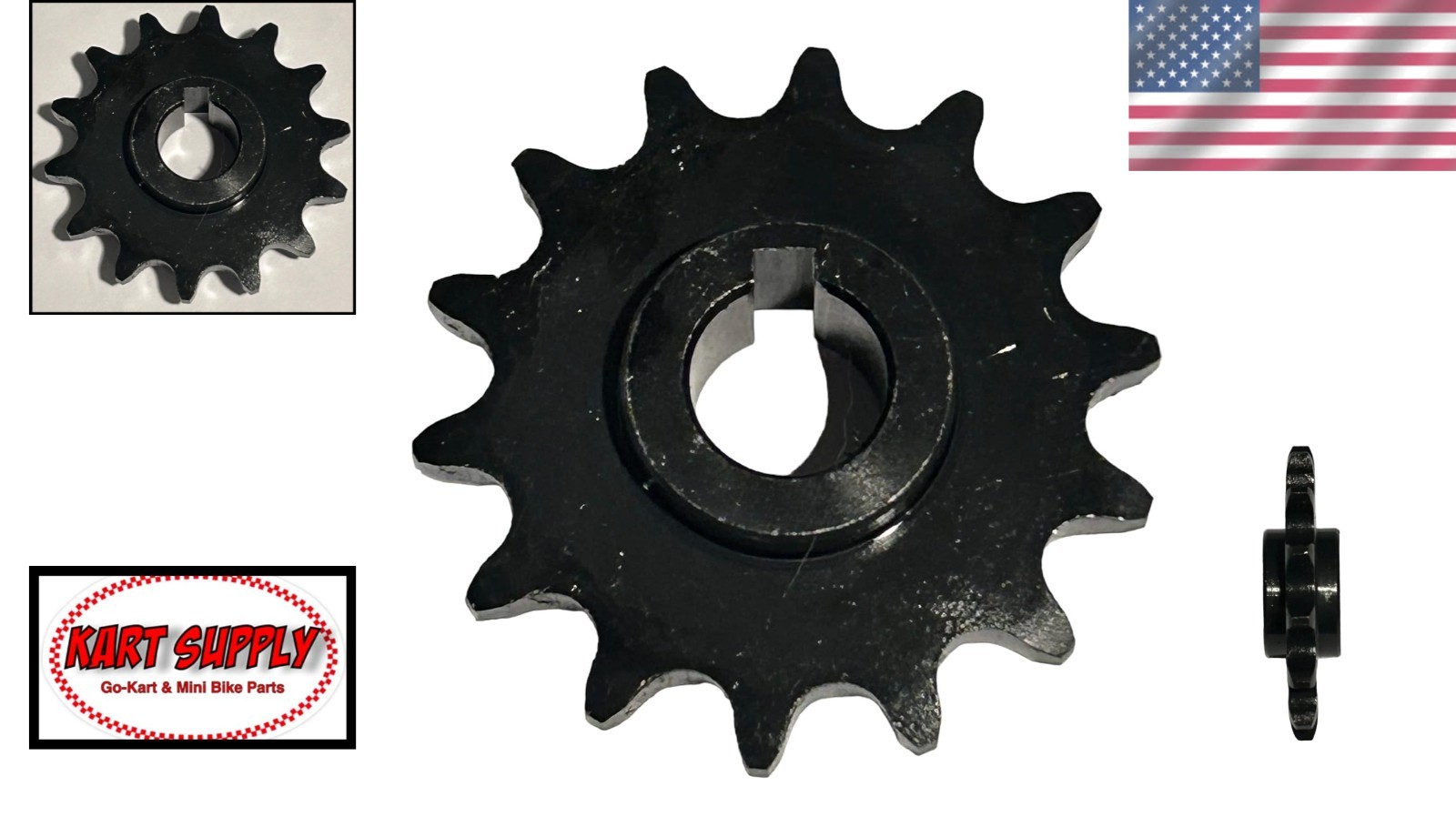 Durable 14 Tooth C Sprocket 5/8 Bore for 40/41/420 Chains – Lightweight Design