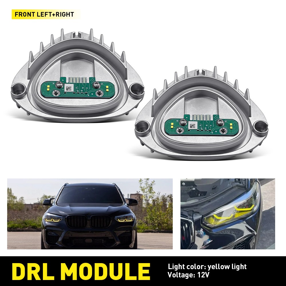 2x Yellow DRL Angel Eyes LED Modules For BMW X5 G05 X6 G06 2019-2022 63119477985