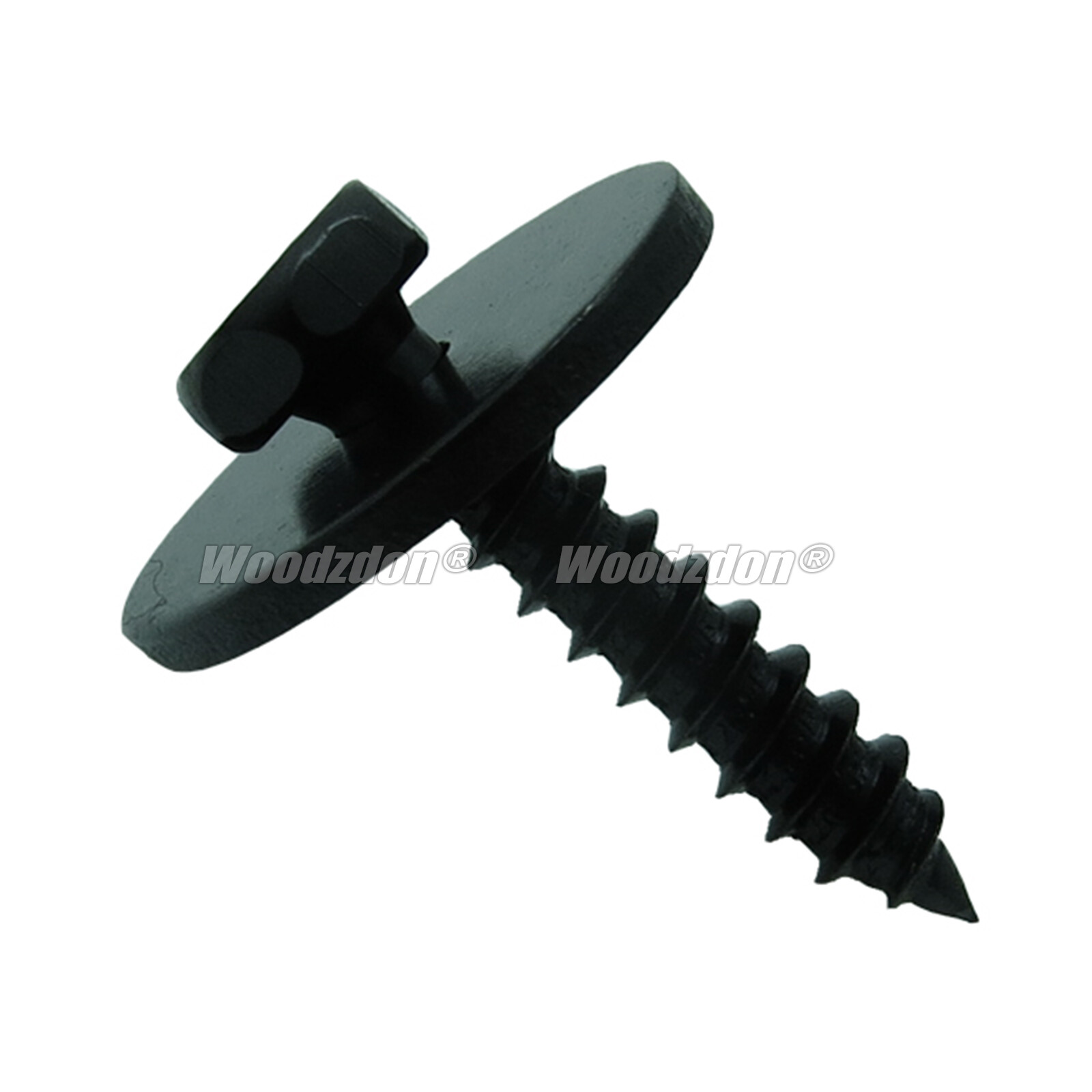 100Pcs Metal Car Screw Body Fender Bumper Retainer Clips 7mm Hex (4.2-1.41x22mm)