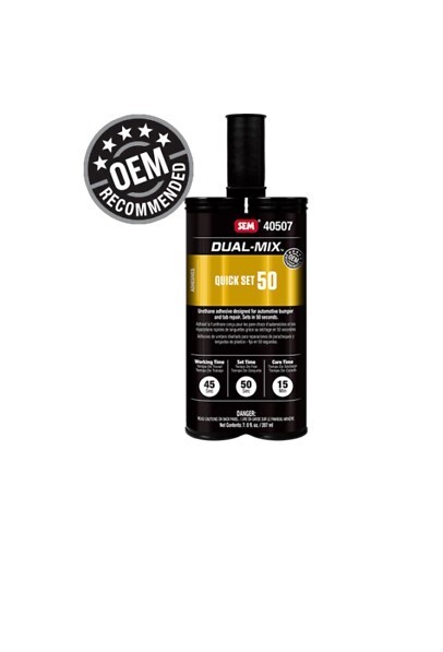 SEM 40507 Dual-Mix Quick Set 50 Plastic Repair & Bonding 7 oz.
