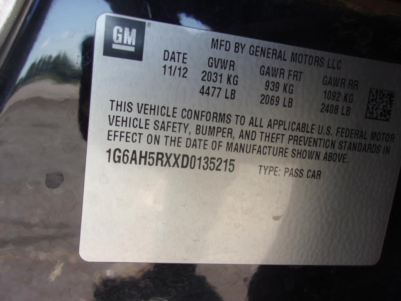 Driver Front Door Switch Driver’s Mirror Opt A45 Fits 14-15 REGAL 30368896
