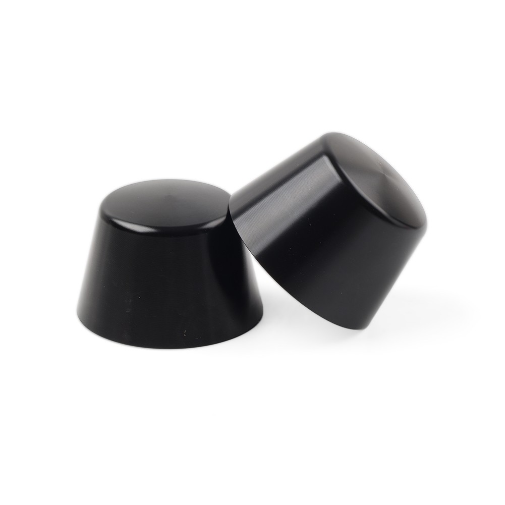 Front Axle Cap Nut Cover Fit Harley Touring Electra Glide Road King Softail Blk