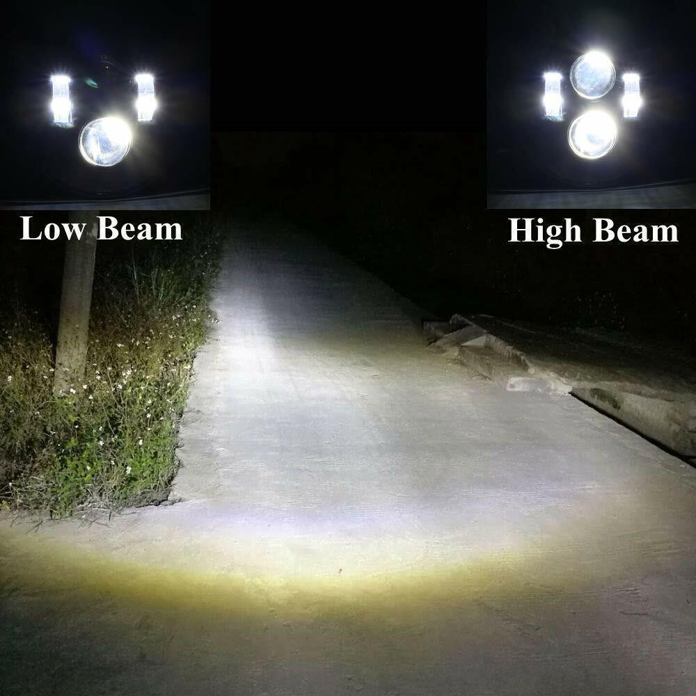 5-3/4 5.75 inch Round LED Headlight for Sportster XL 883 1200 Dyna Accessories