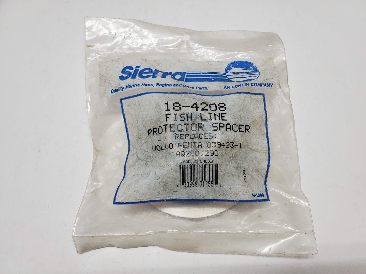 New Sierra Fish Line Protector Spacer 18-4208 Replaces Volvo Penta 839423-1