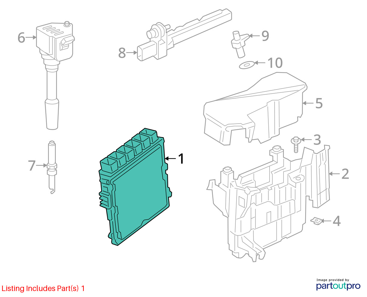 2007-2010 Bmw 328i Engine Control Computer Ecu Pcm Ecm Pcu Oem 7 624 052 P4NNK