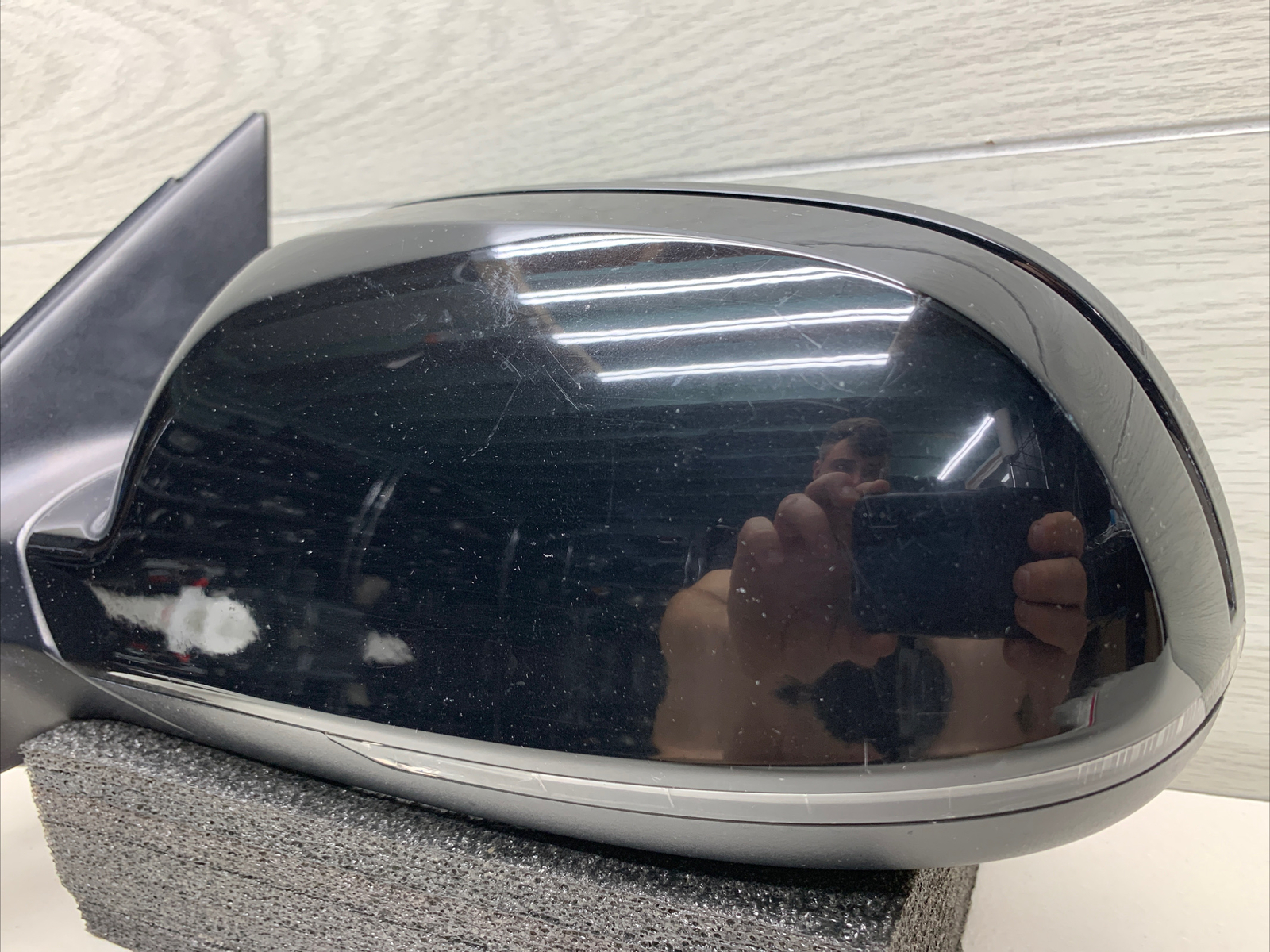 2010-2016 Audi A4 OEM DRIVERS LEFT Side View Power Door Mirror BLACK TURN SIGNAL