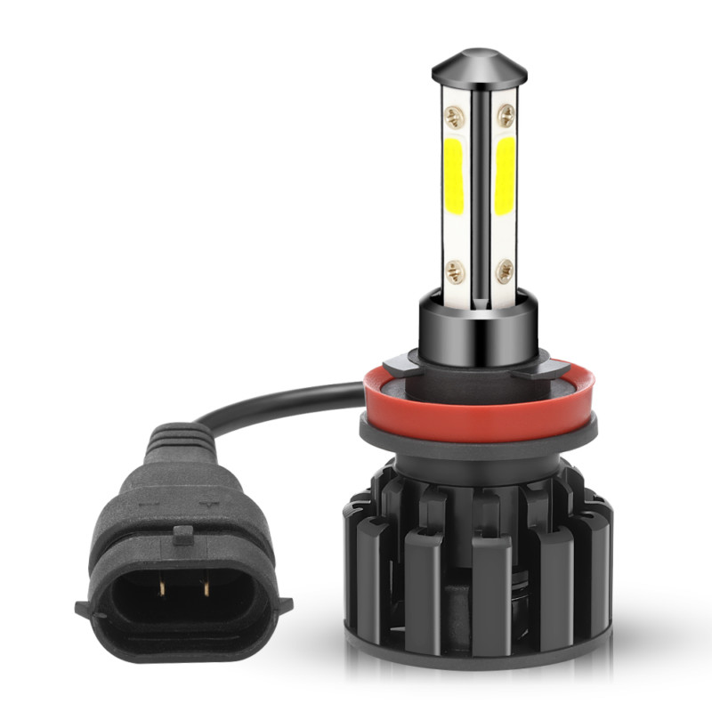20PCS H11 6000K LED Headlight High Low Beam Bulb 120W 20000LM White DICN 4 Sides