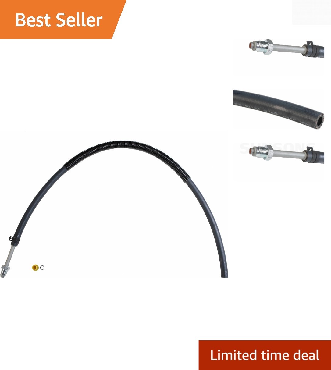 Durable Power Steering Return Hose with Zinc Coating – Precision Fit & Resistant