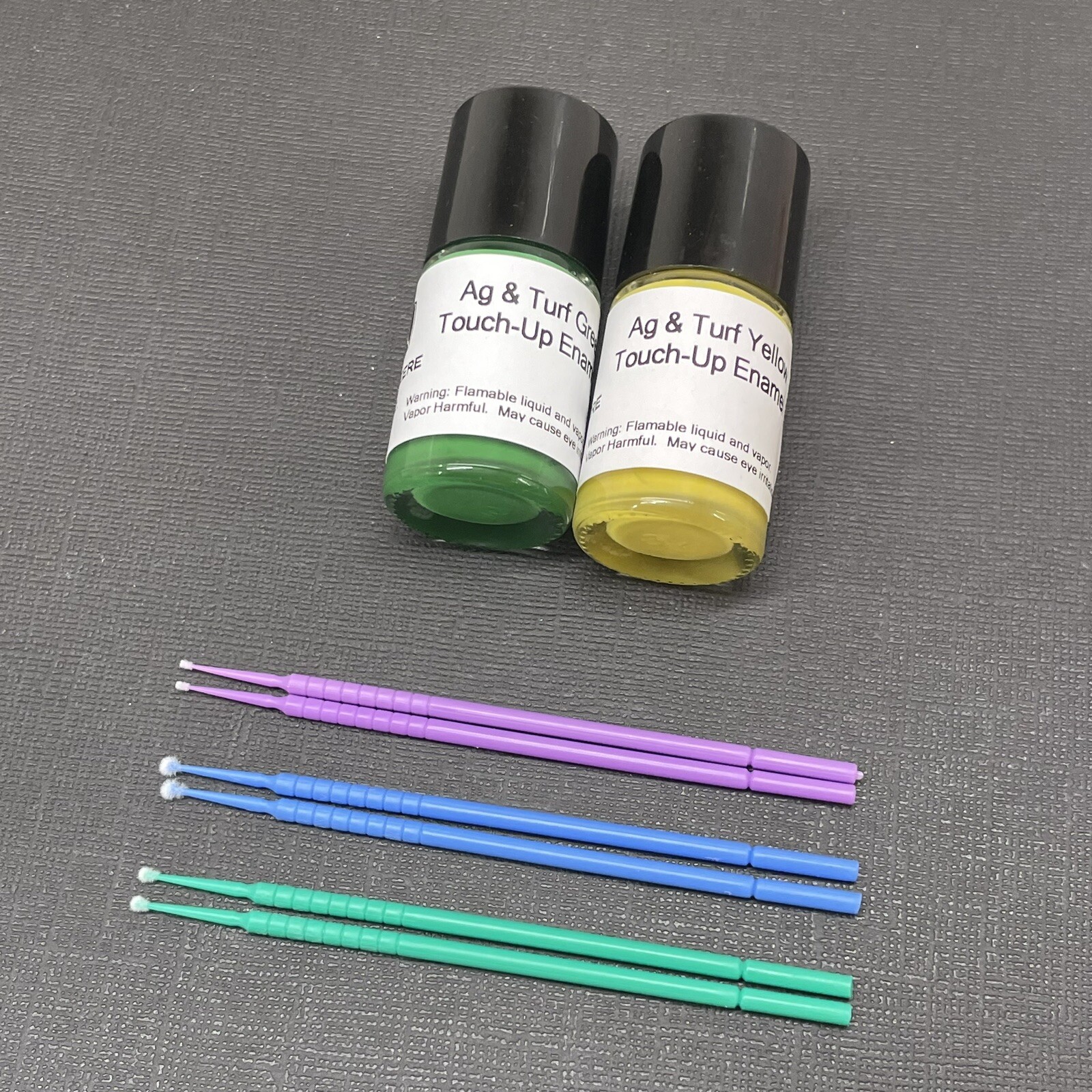 John Deere Green & Yellow Tractor Touch-Up Paint Kit, w/ Micro Brush Mower Ag