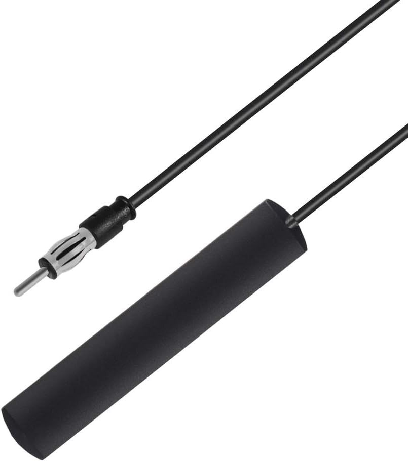 High-Performance Universal Car Antenna with Easy Adhesive Mounting – 10ft Cable