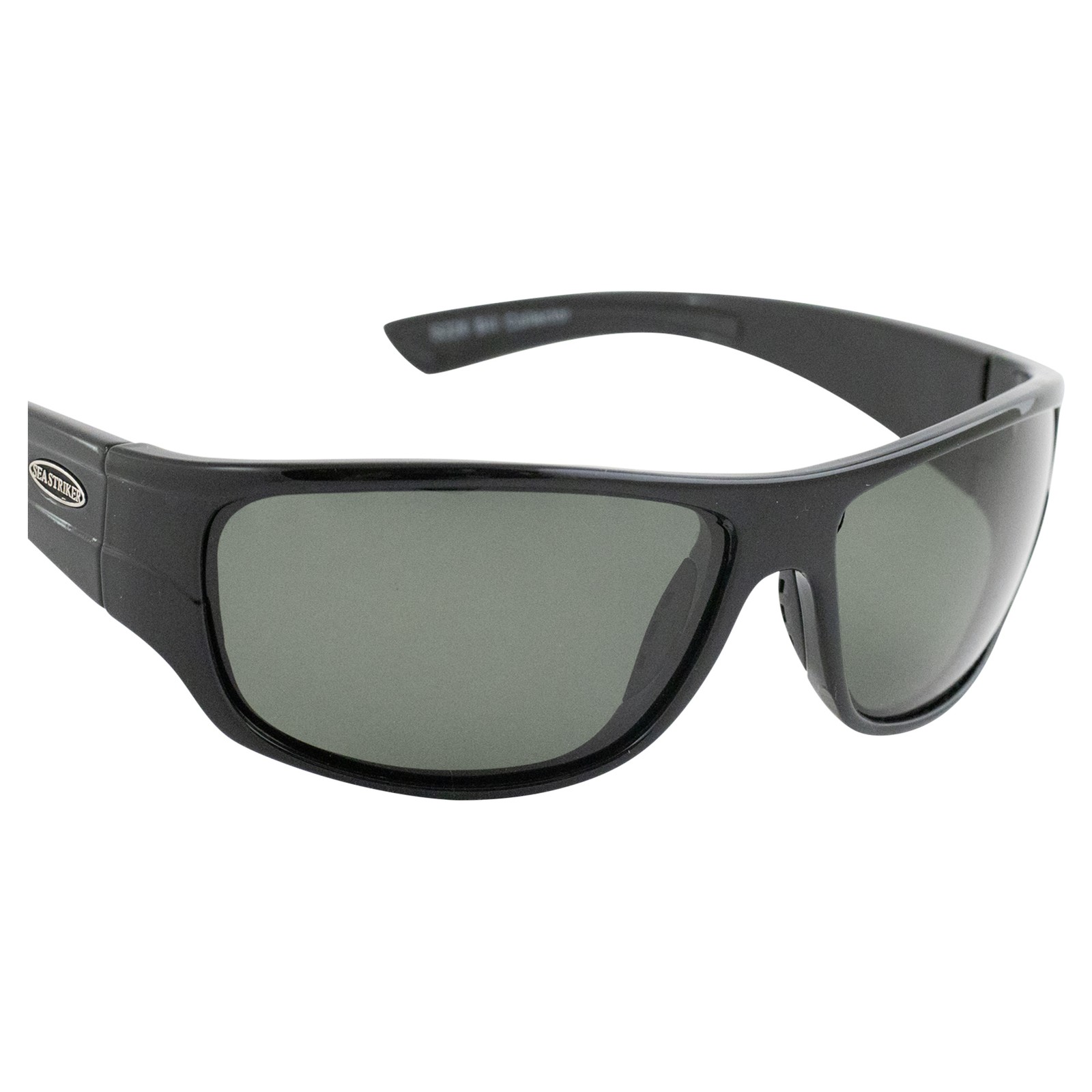 Sea Striker Bill Collector Polarized Sunglasses, Black Frame, Grey Mirror Lens,