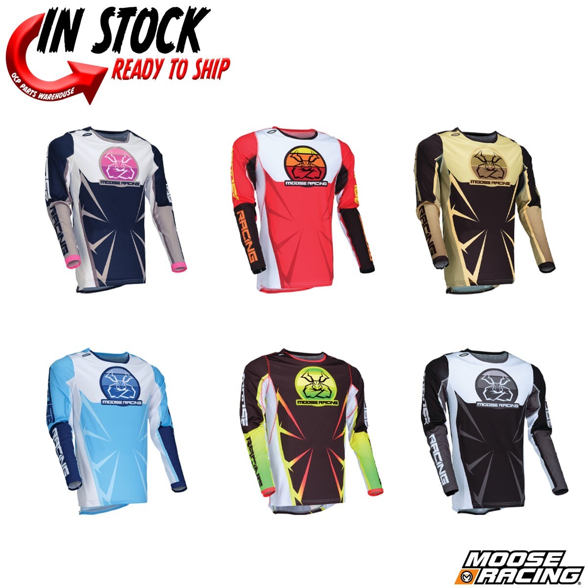 2025 MOOSE RACING AGROID JERSEY MOTOCROSS OFFROAD – PICK SIZE & COLOR