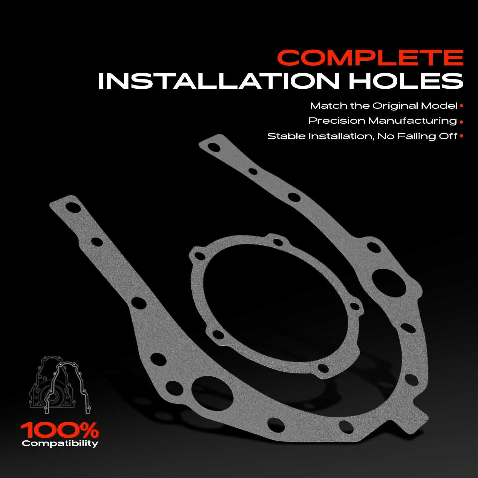 Engine Timing Cover Gasket Set for Chevrolet Malibu 2004-2006 Pontiac Buick 3.5L