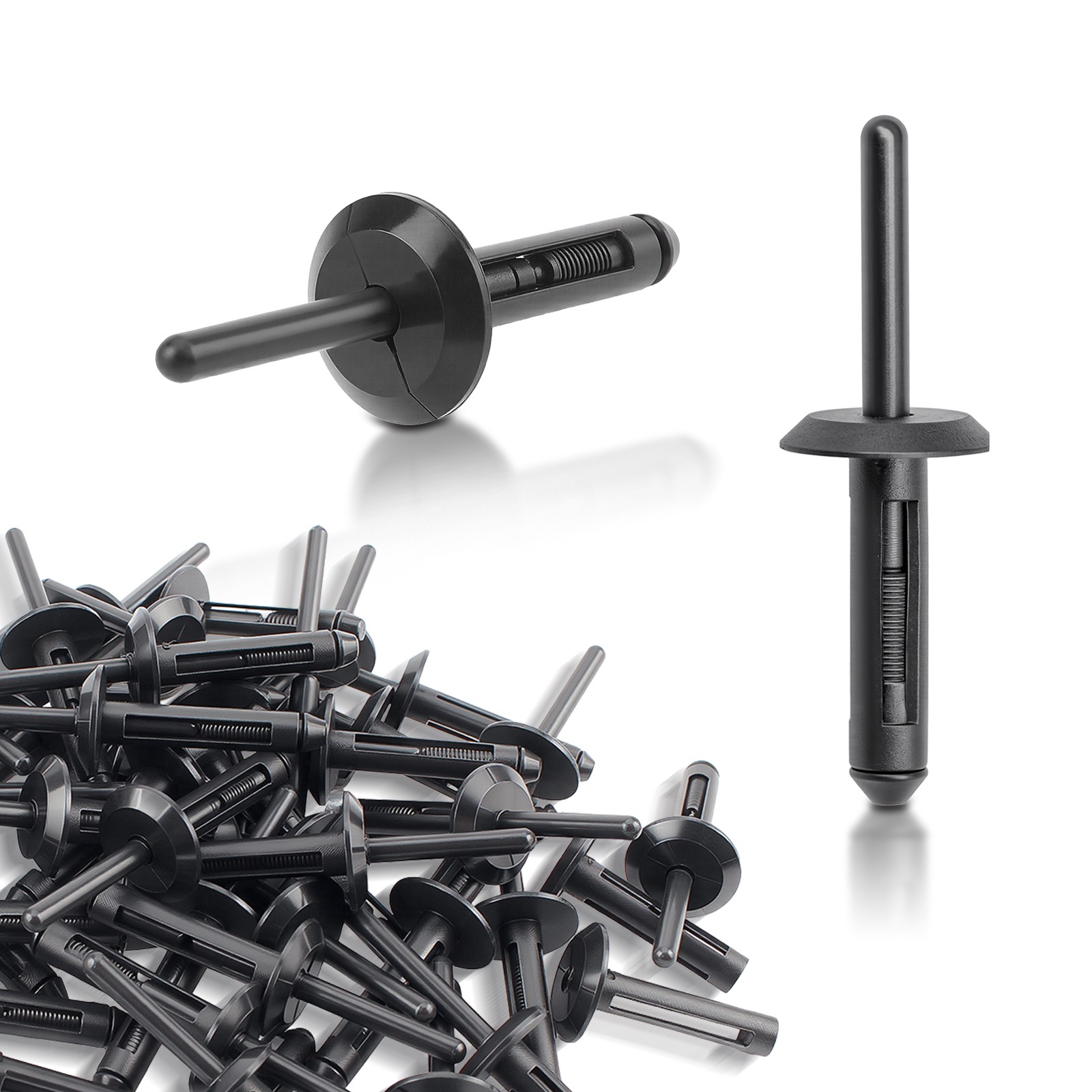 50X Nylon Blind Rivets Clip Fastener For Jeep Chrysler Dodge 6500911 14063981