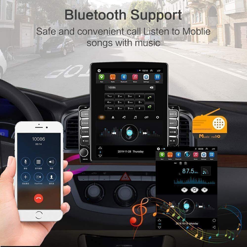 9.7″ For 2004-2008 Toyota Corolla Android 14 Apple Carplay Car Stereo Radio GPS