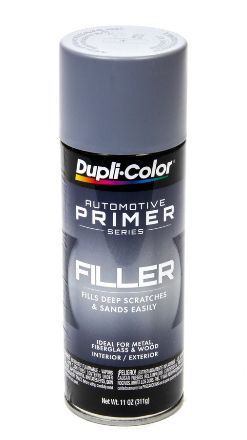 Dupli-Color Filler Primer FP101 in Flat Gray, 12 oz Aerosol – 2 PACK