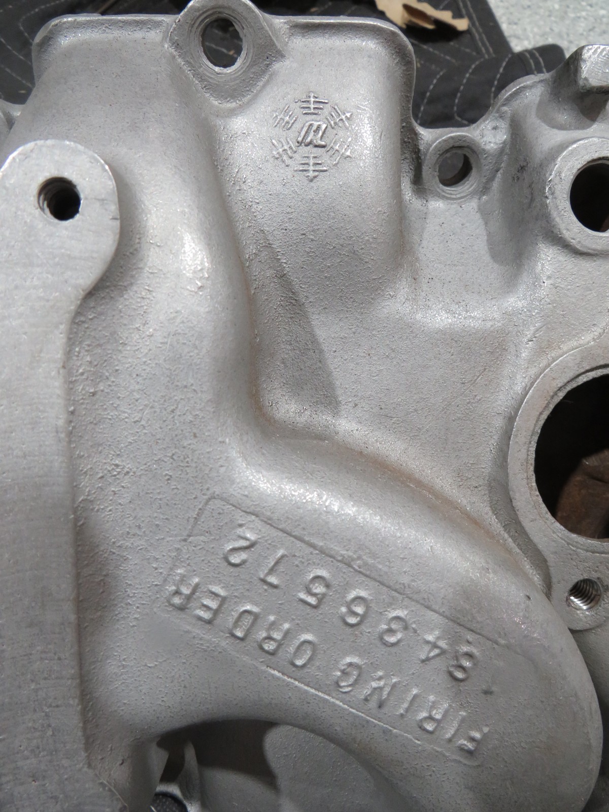 68 69 GM Alum Rect Port Intake Manifold #3933163–L78/396-L72/427-Prof Restored!