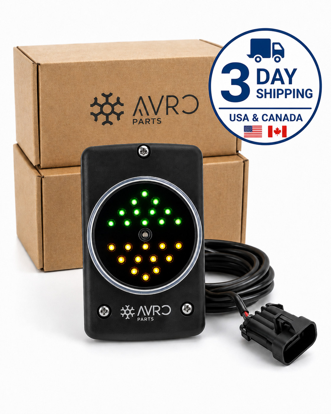 AVRO 76-00542-00 LED Status Light Carrier Transicold Remote Mount TRP Reefer
