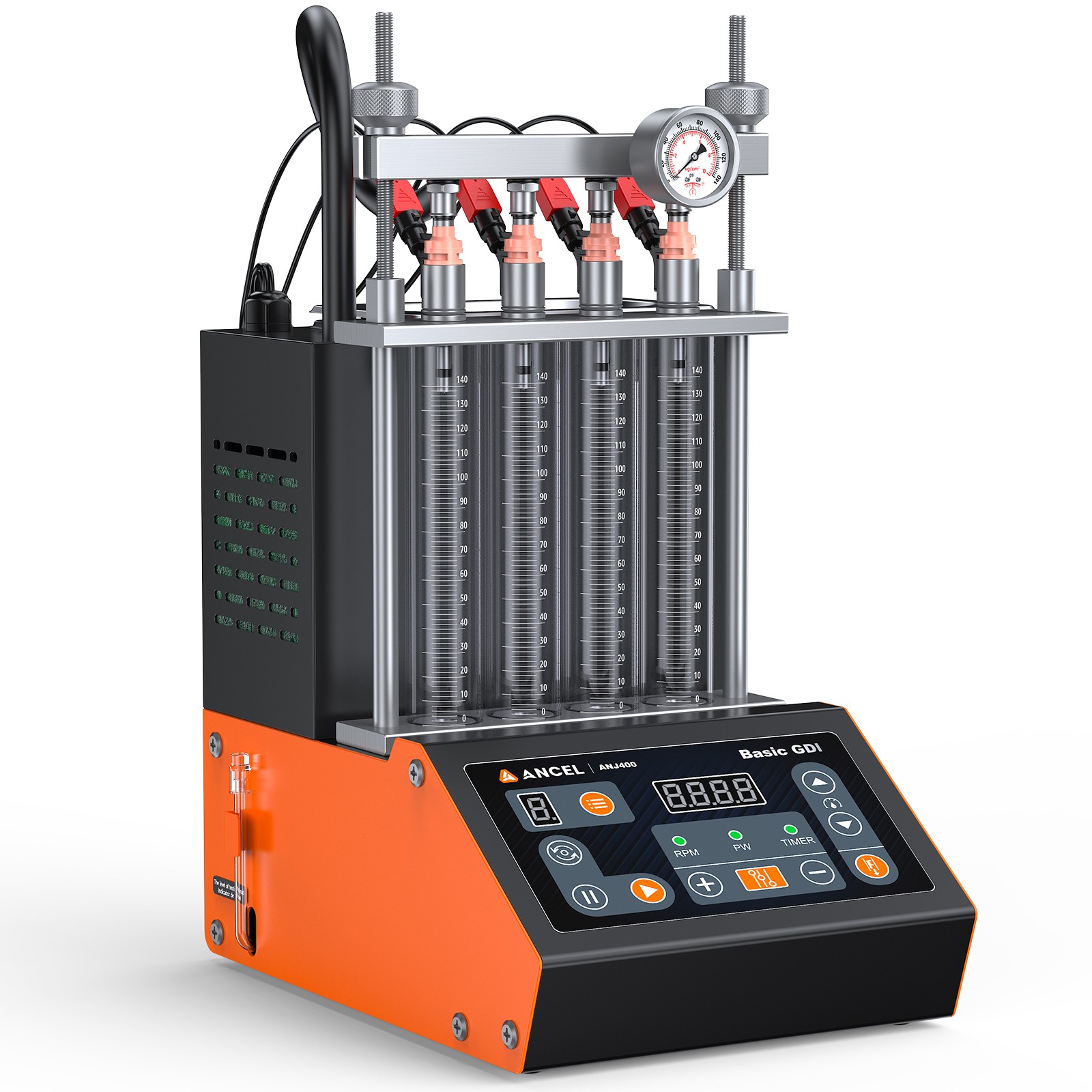 ANCEL ANJ400 GDI Fuel Injector Cleaner & Tester Auto Ultrasonic Cleaning Machine