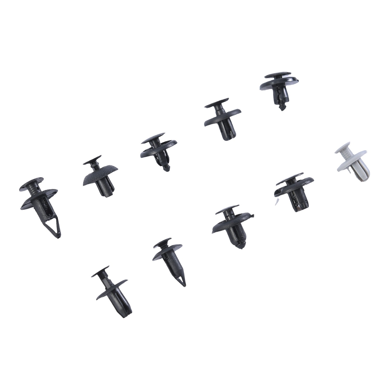 100PCS Clips Kit Trunk Screw Rivets Set Car Bumper Fender Auto Plastic Fastener