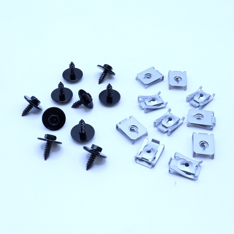 20 Fender Liner Engine Under Cover Screw & Nut Clip Kit For BMW E90 E91 E92 E93