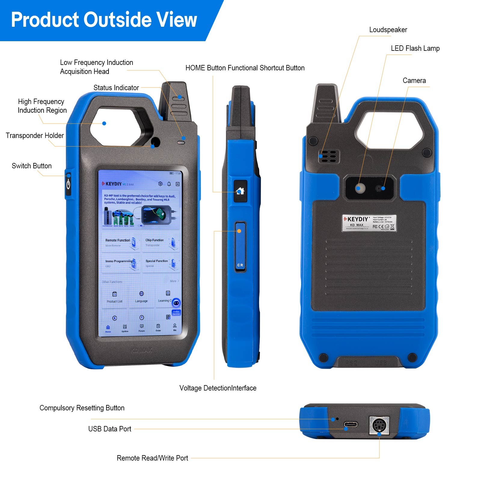 KEYDIY KD-MAX KDMAX Key Tool Remote Generator & KD-MATE Key Progarmming Device