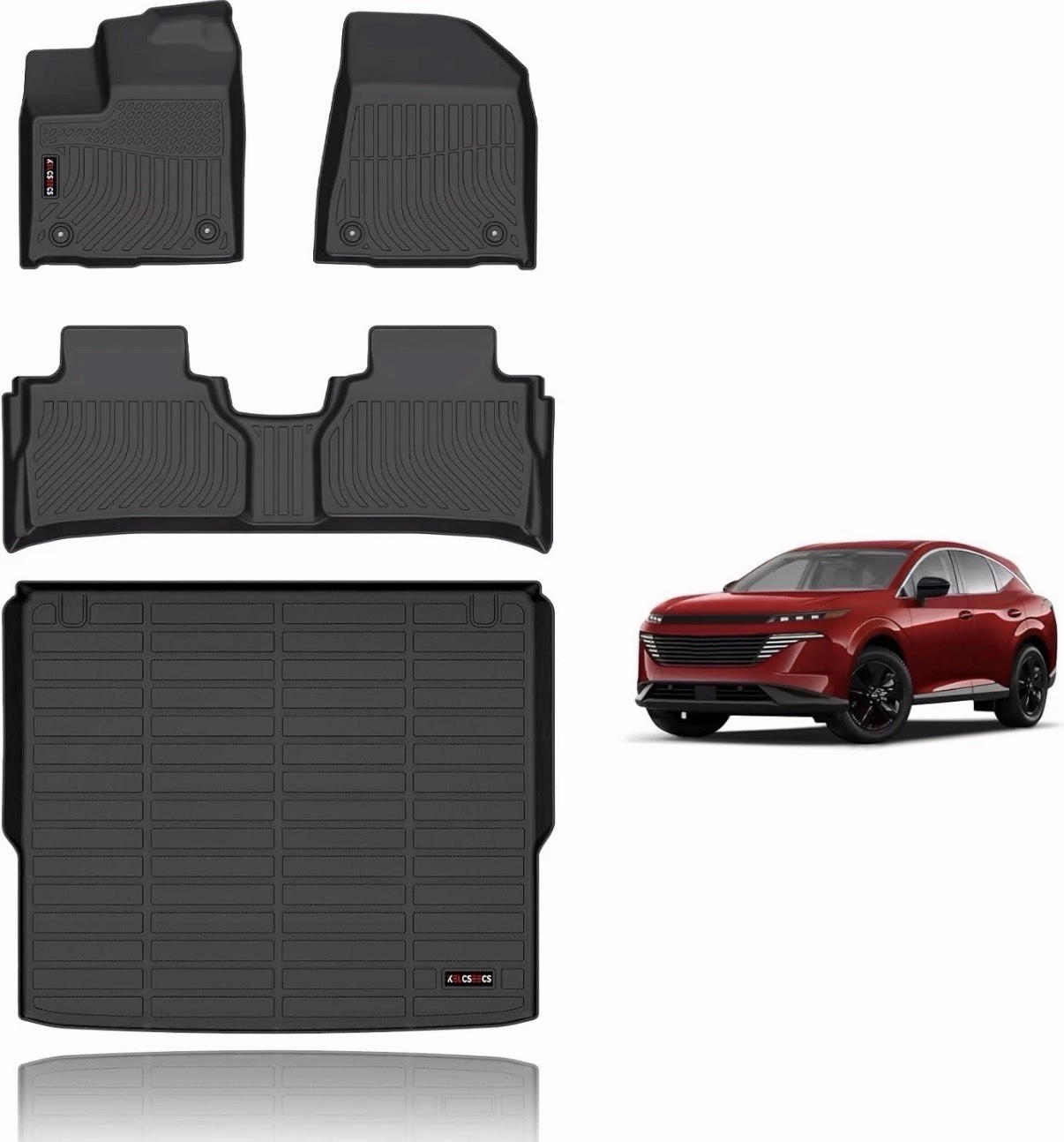2025-2026 Nissan Murano Floor Mats & Cargo Liner Set All Weather TPE Custom Fit