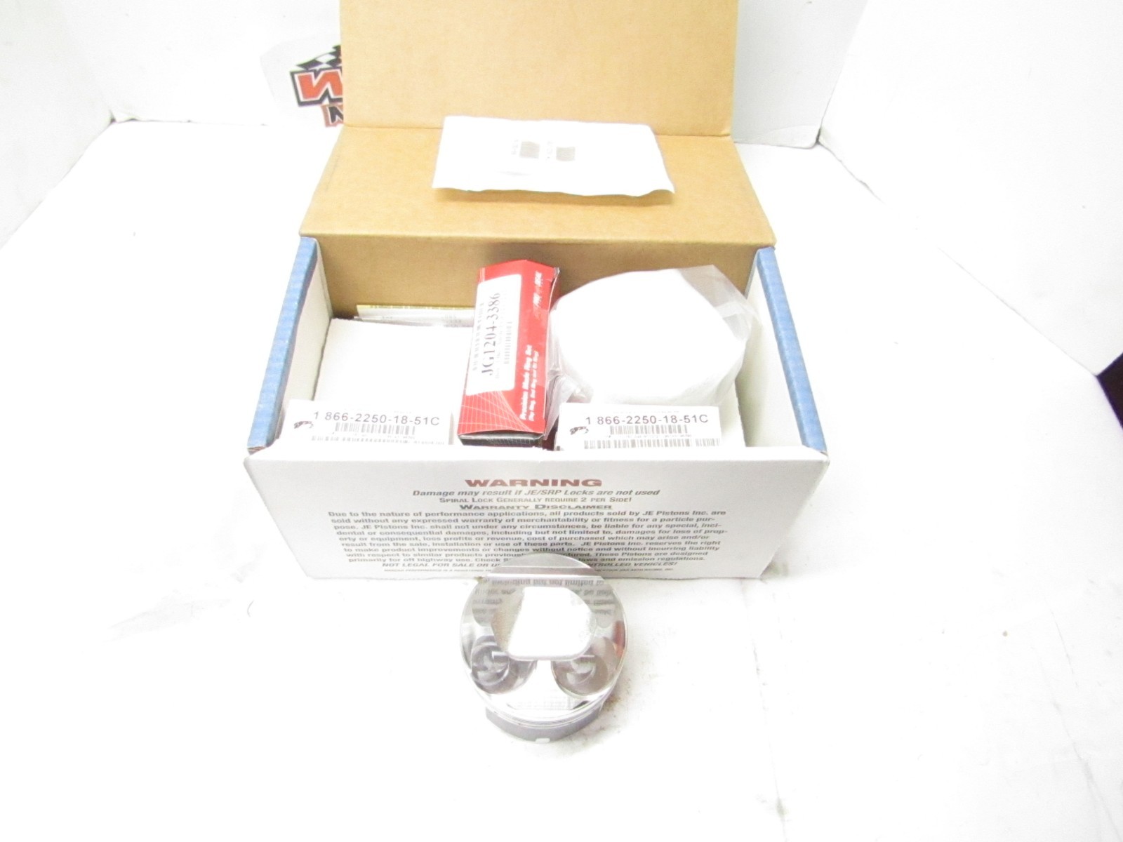 NEW JE Acura/Honda 2000 K20C Series Turbo Forged Dome Pistons 357425