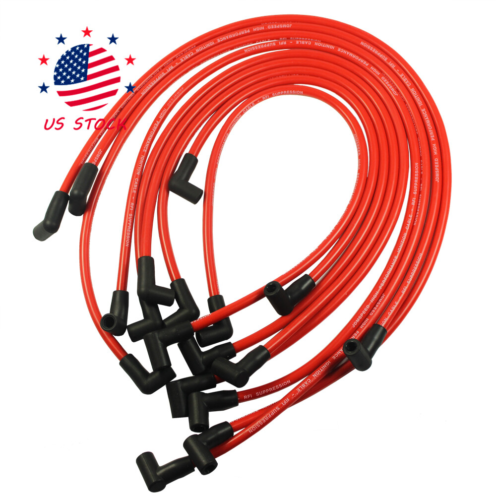 JDMSPEED High Performance Electronic Spark Plug Wire Set HEI SBC BBC 350 10.5MM