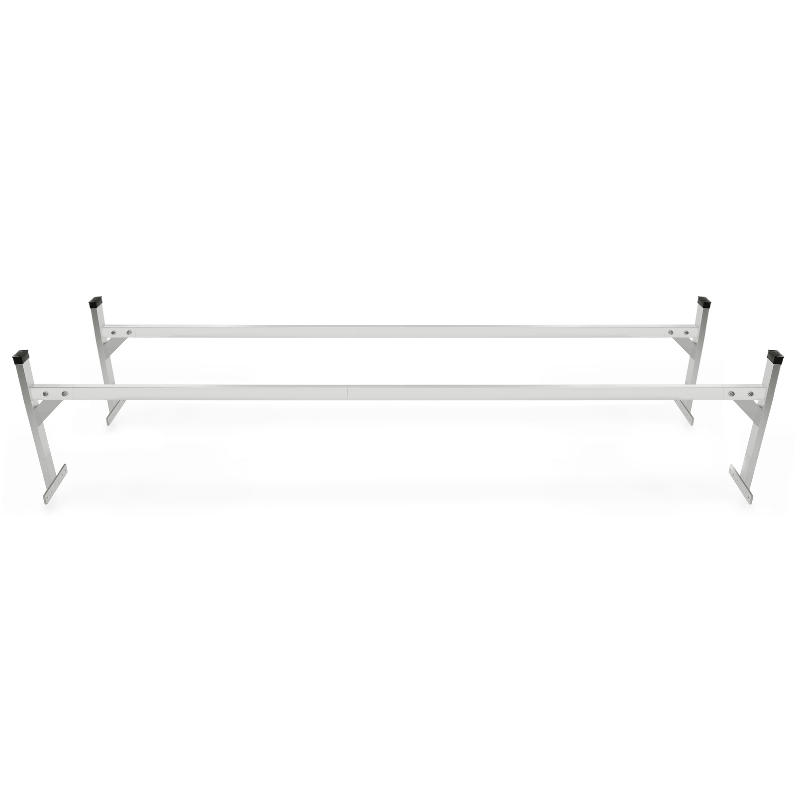 For Open & Enclosed Trailers Cargo Vans Adjustable Aluminum Ladder Roof Racks