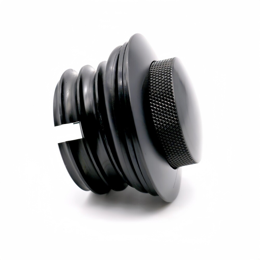Alum Gas Cap For Harley Sportster Xl883/1200 Dyna Softail 1996-2021 Black