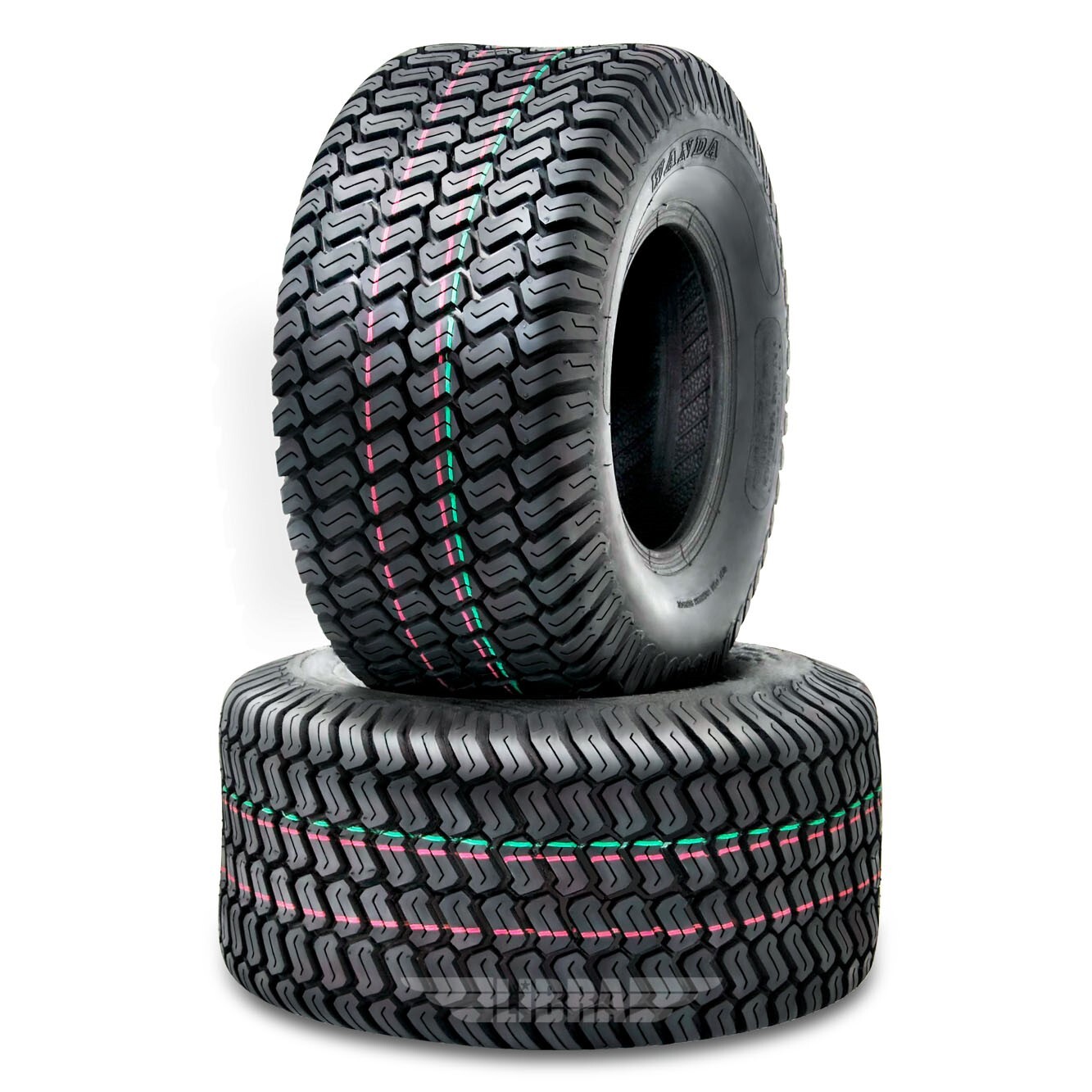 WANDA 18X10.5-10 Lawn Mower Tractor Cart Turf Tires 4 Ply 18×10.5×10 -Set 2