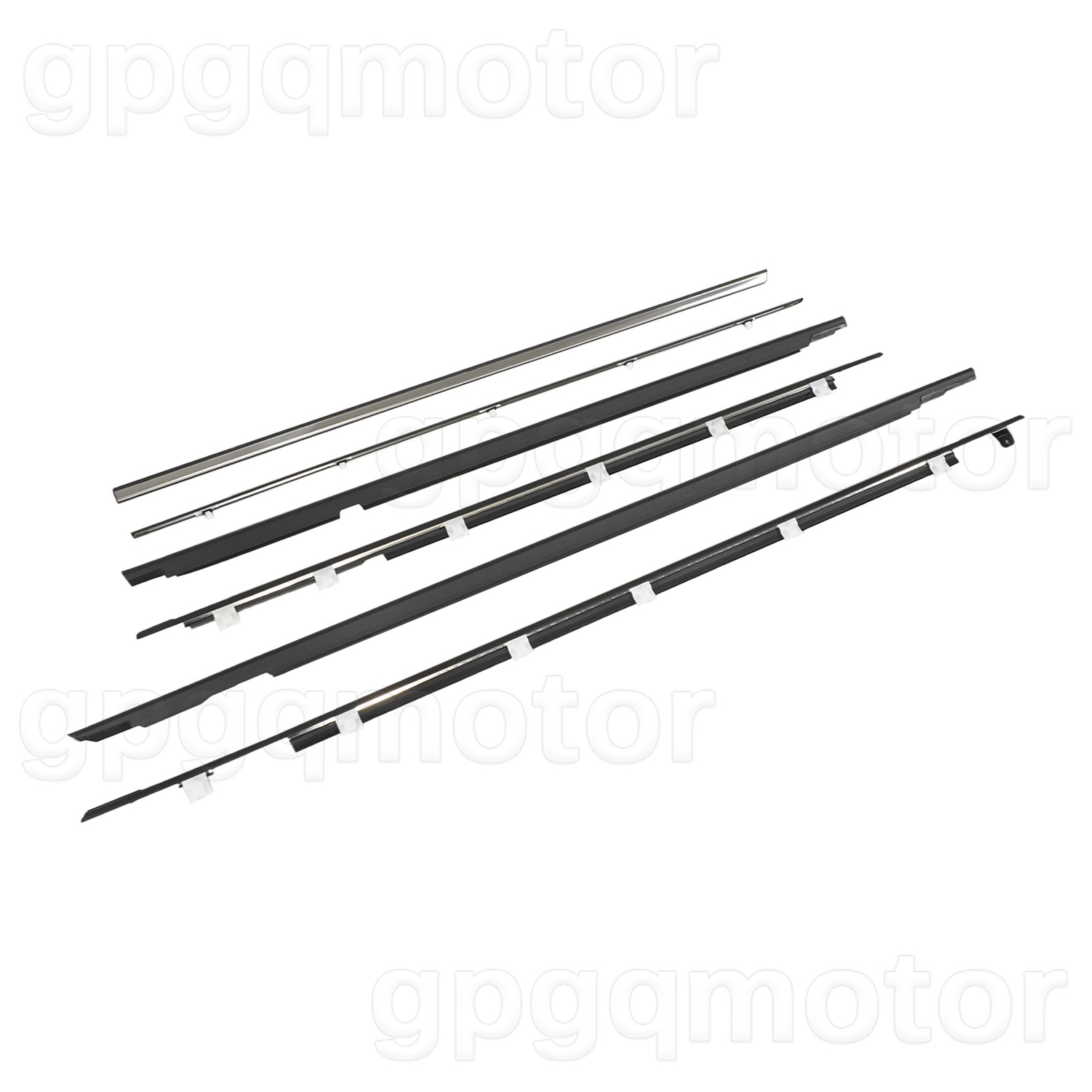 For TOYOTA Land Cruiser LC80 FJ80 FZJ80 LX450 1991-1998 Door Belt Molding 6 PCS