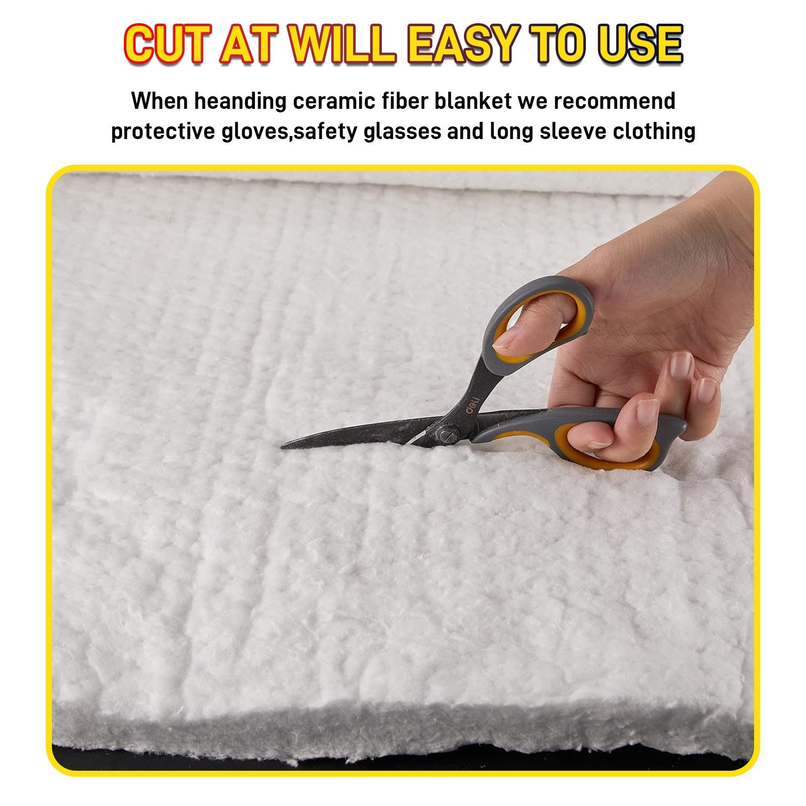 Ceramic Fiber Blanket Heat Resistant Mat 24″x16″ for Automotive Fast US Shipping