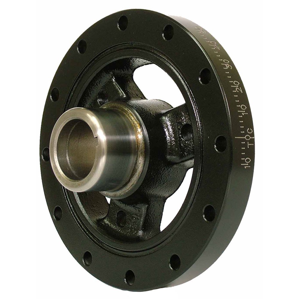 Power Bond Harmonic Balancer PB1012ST; Street Perf 6.250 in. Int Bal for SBC