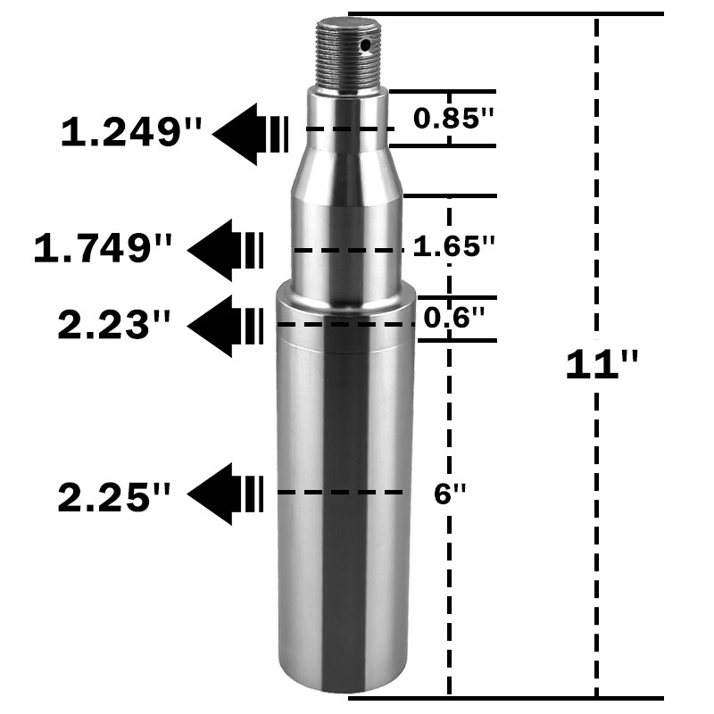 Pair #42 Round Spindle 5200 6000 7000 Pound Trailer Axle Hub Axel build your own