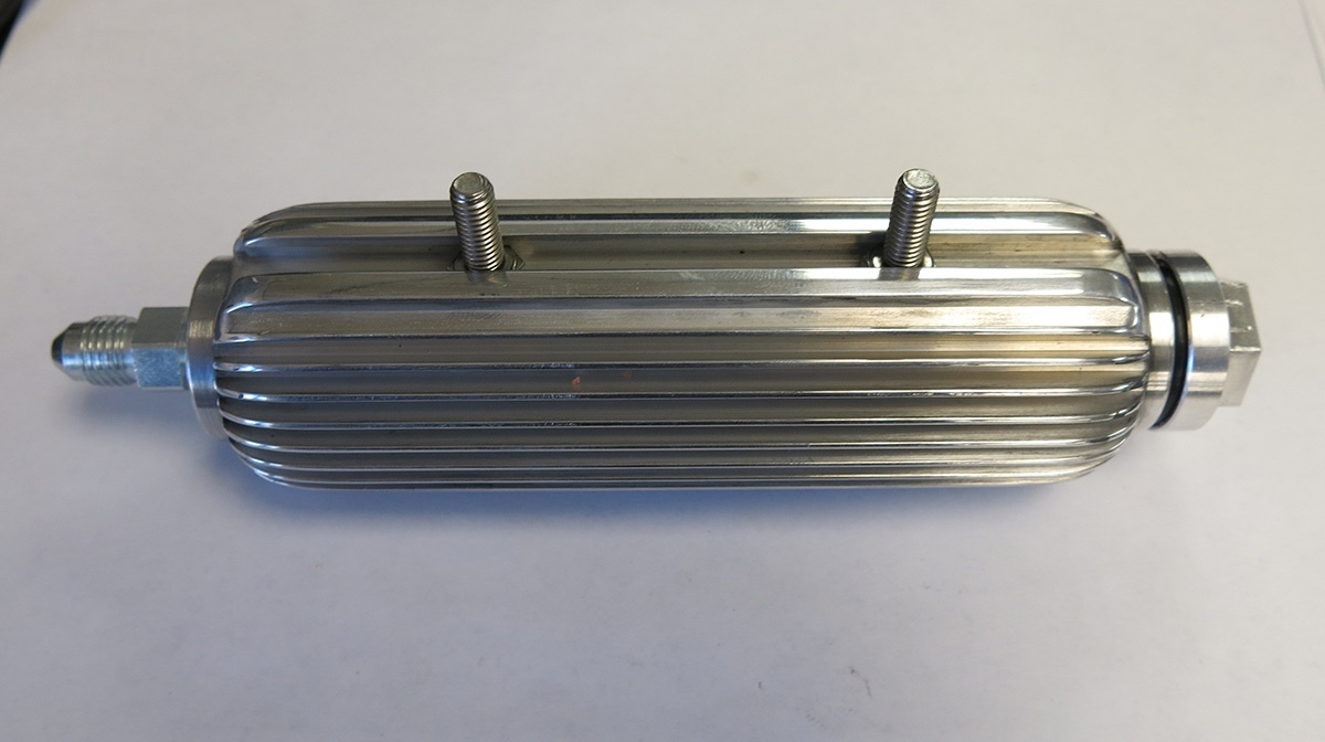 Legends Race Car, Andrews Motorsports Custom Finned Brake Fluid Reservoir/Cooler