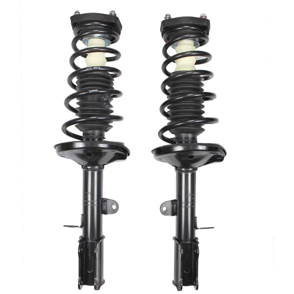 Rear Pair Complete Gas Shock Struts w/ Coil Spring For 93-02 Toyota Corolla 1.8L