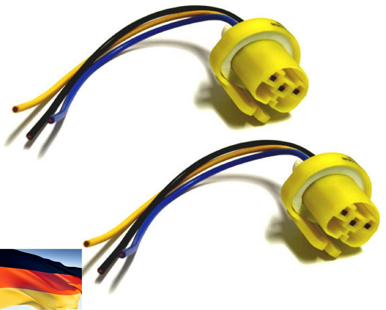 Flosser Wire Harness 9444 Pigtail Female 9004 HB1 Head Light Bulb Connector Plug