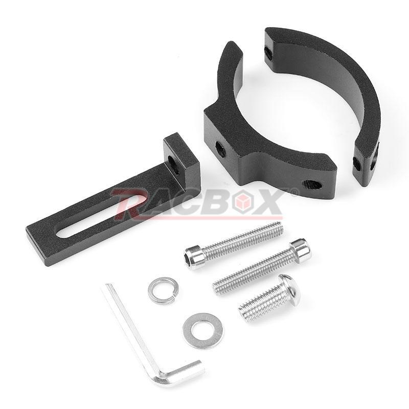 2X Motorcycle Headlight Mount Bracket Spot Fog Light Tube Fork Bar Clamp Holder