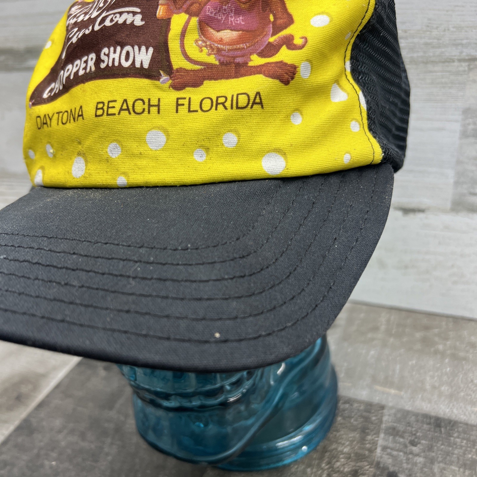 1985 Winner Rat’s Hole Custom Chopper Show Daytona Beach Florida Trucker Hat