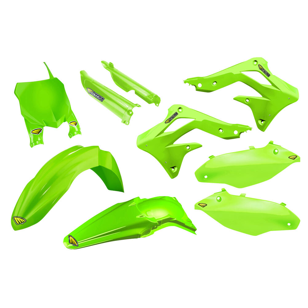 Cycra Powerflow Complete Plastic Kit Set Green Fits KAWASAKI KX450F 2013-2015