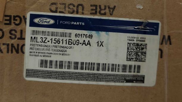 New OEM Ford LH Front Seat Belt Retractor 2020-2026 F150 2 door ML3Z-15611B09-AA