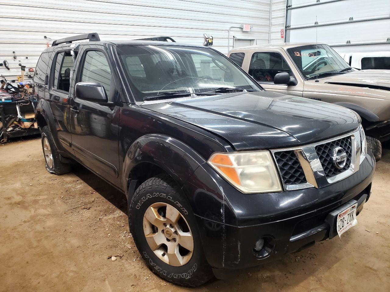 Driver Side View Mirror Power Black Textured Fits 05-21 FRONTIER 1822165 Exterio