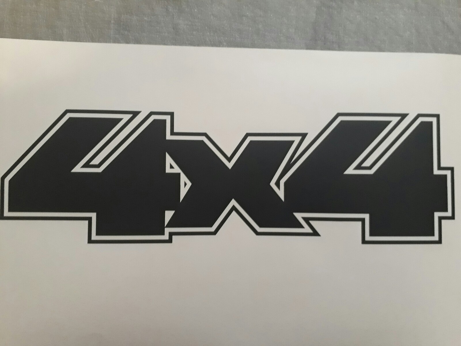 4×4 Decals stickers pickup truck fits all makes and models. 12 inches