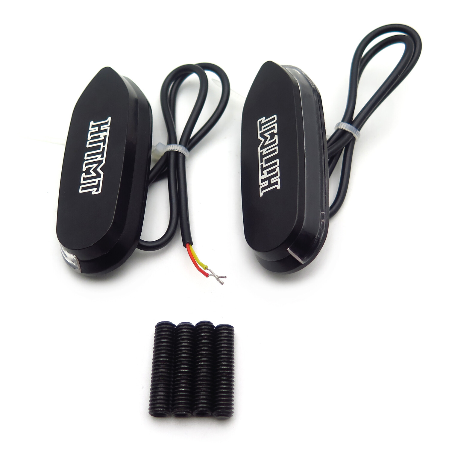 HTTMT LED Signal Black Mirror Block Off Base Plate For Suzuki 05-08 GSXR1000 06-