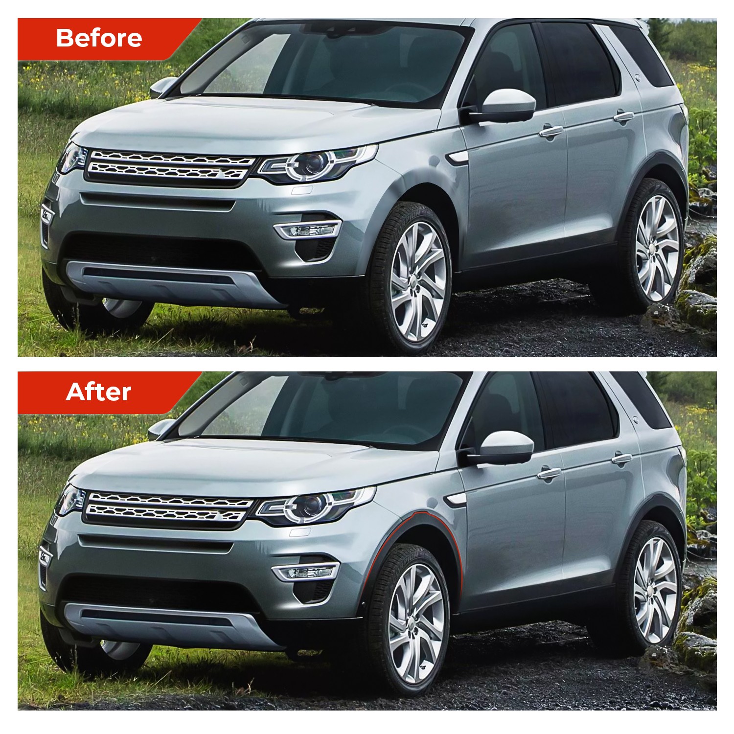Fit Land Rover Discovery Sport 2.0L 15-19 Front Left Fender Moulding Wheel Arch