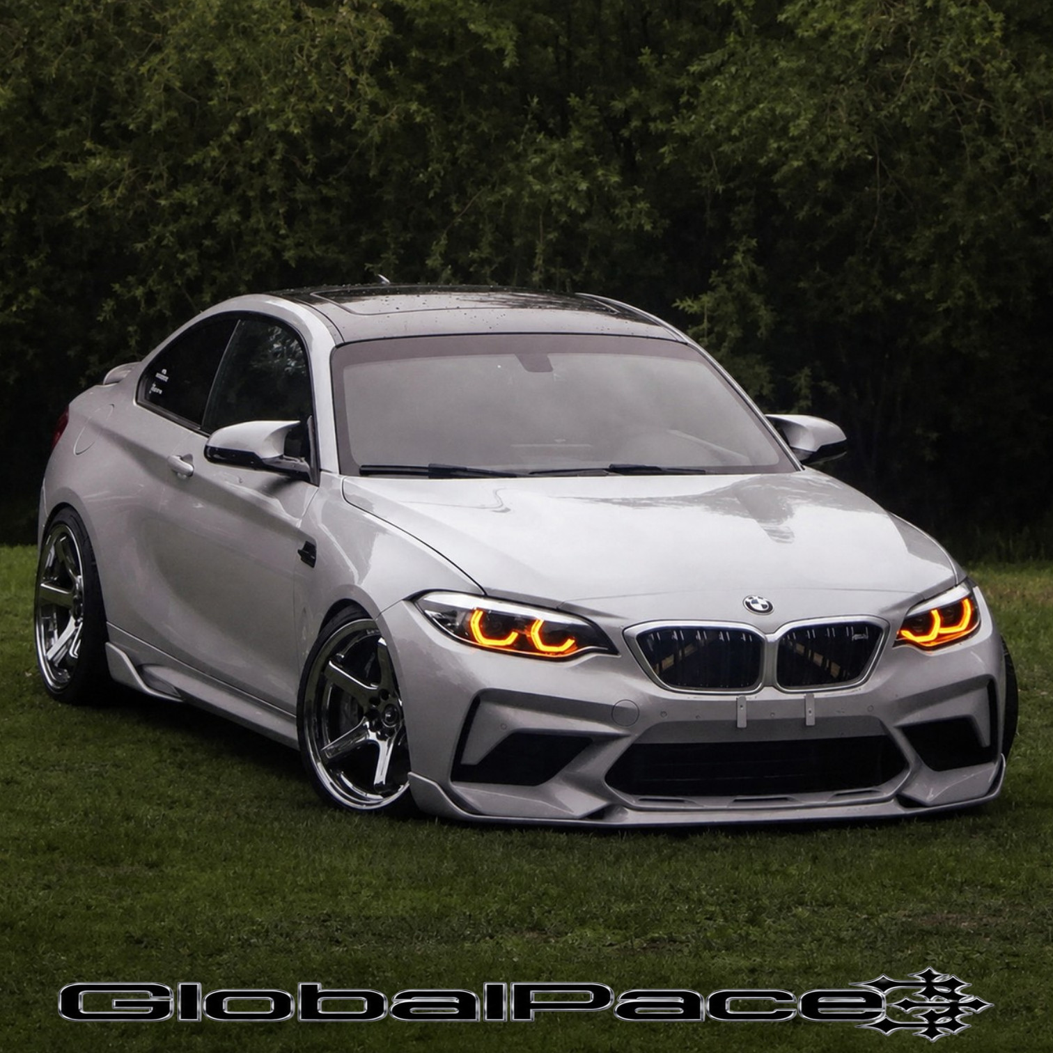 BMW M2 F22 F23 228i 235i Ikon 2 Series Tri-Color Amber LED Headlights 2014-2021