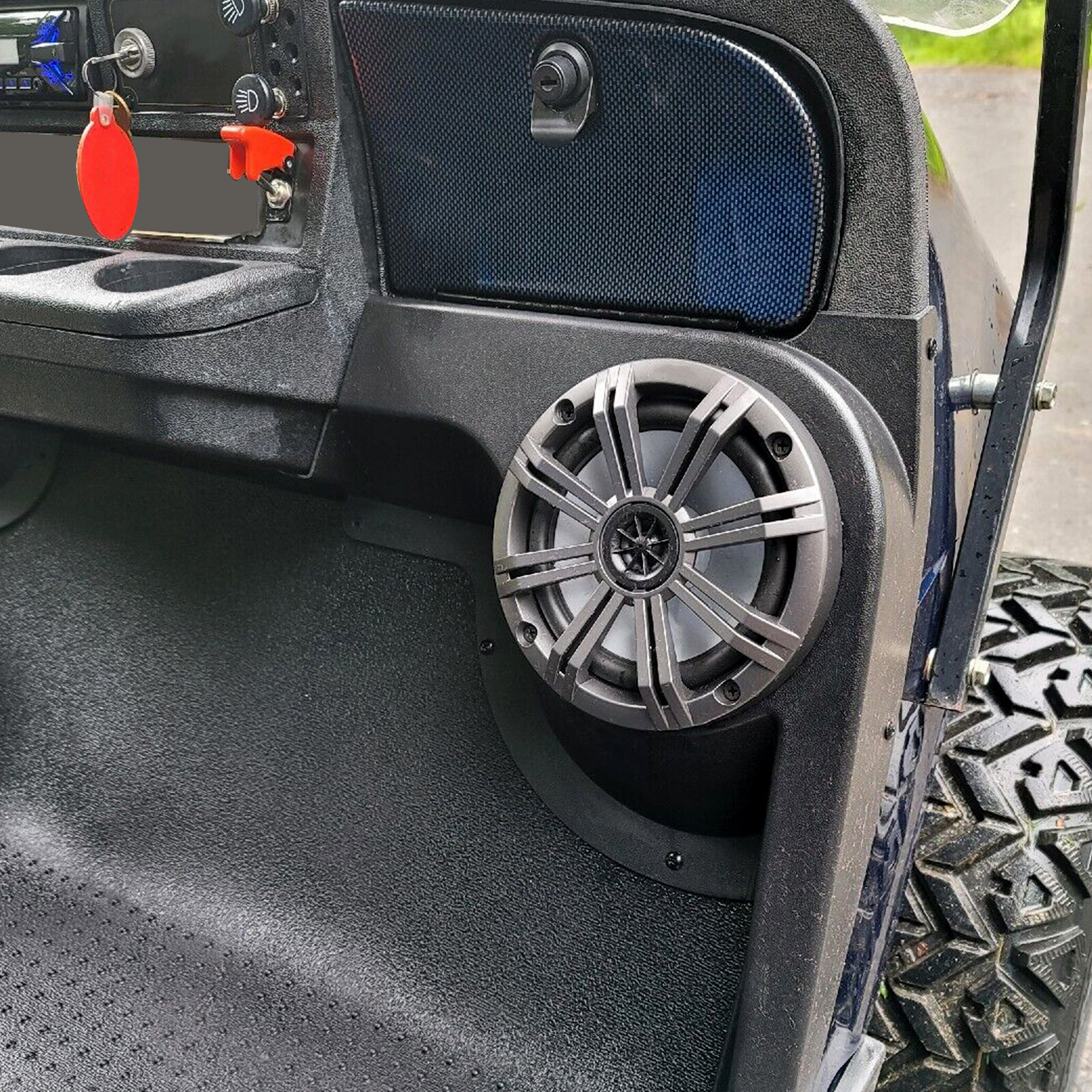 For EZGO TXT 1994-2023 New 2PCS Golf Cart Speaker Pods Kit #627153