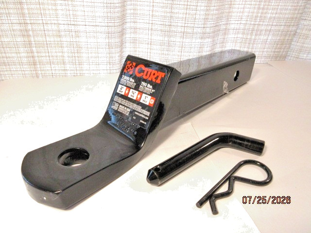 Curt 45040 2″ Drop 3/4″ Rise 10 1/4″ Length Class 3 Ball Mount, W/pin & Clip